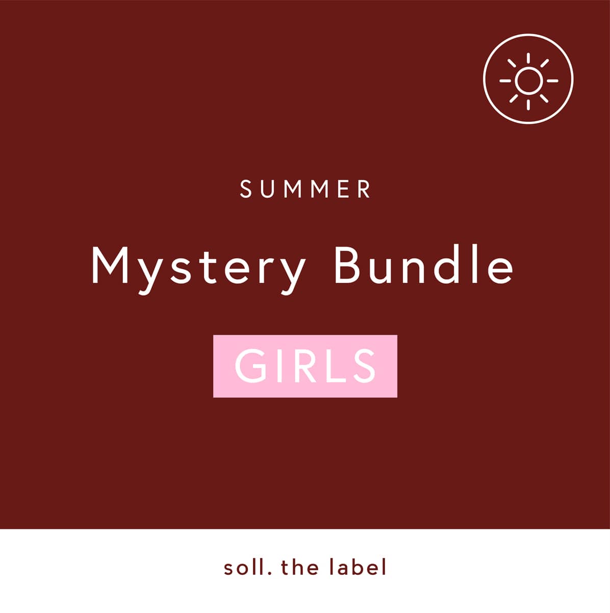 Summer Mystery Bundle - Girls bundle soll. the label